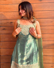 Fandy Silk Sharara Set