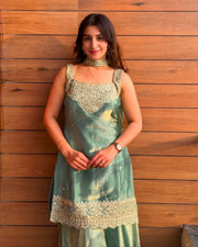 Fandy Silk Sharara Set