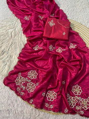 Aarya Soft Shine HO Silk Saree