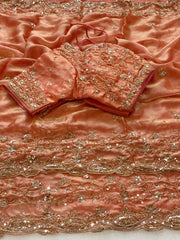 Sachi Golden Bead Space Silk Saree