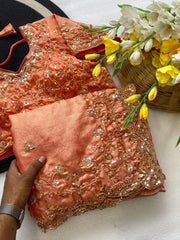 Sachi Golden Bead Space Silk Saree