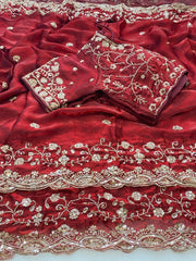 Sachi Golden Bead Space Silk Saree