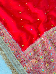 Banarasi Soft Tissue Silk Ghungru Saree