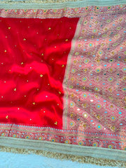 Banarasi Soft Tissue Silk Ghungru Saree