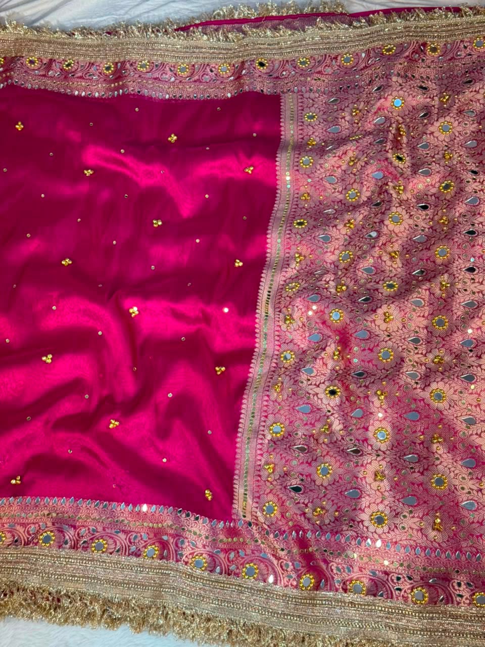 Banarasi Soft Tissue Silk Ghungru Saree